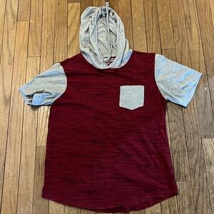 Short sleeve men’s hoodie